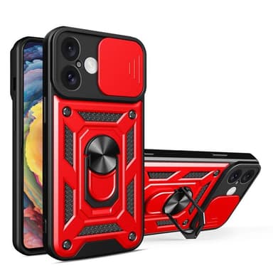 Jazz 3i1 kuori iPhone 16 - Punainen