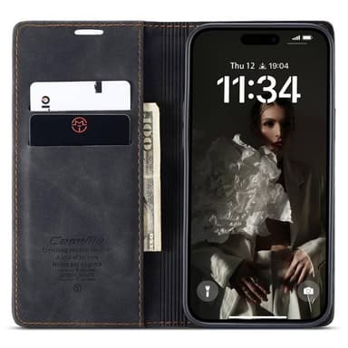 CaseMe puhelimenkotelo 013 iPhone 16 Plus - Musta