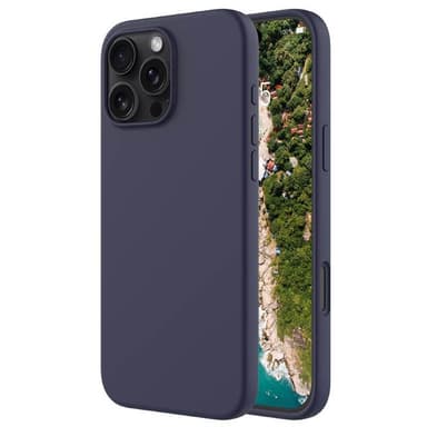 Liquid silikonisuoja iPhone 16 Pro Max - Cobolt Blue
