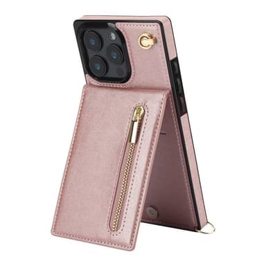 Zipper kaulakorukuori iPhone 16 Pro - Ruusu