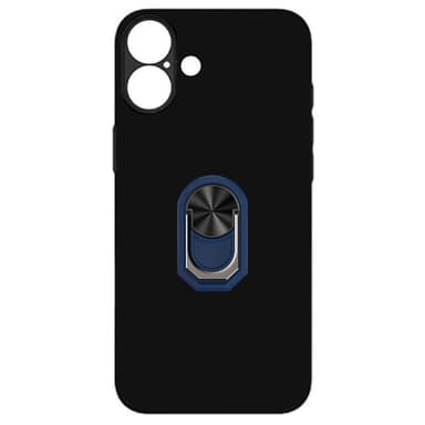 TPU sormuskotelo iPhone 16 - Navy