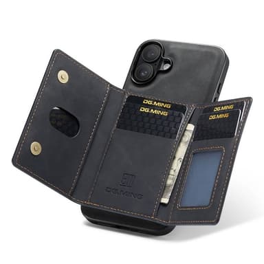 DG-Ming M2 kuori iPhone 16 Plus - Musta