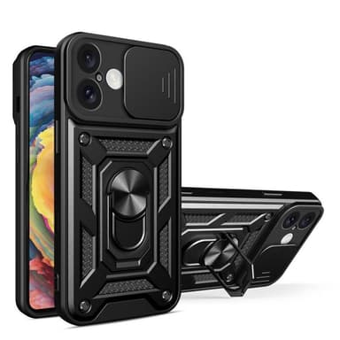 Jazz 3i1 kuori iPhone 16 Plus - Musta
