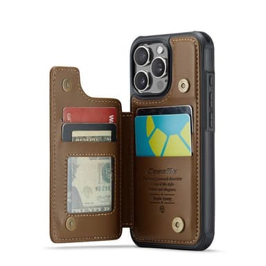 CaseMe puhelimenkotelo C22 iPhone 16 Pro - Ruskea