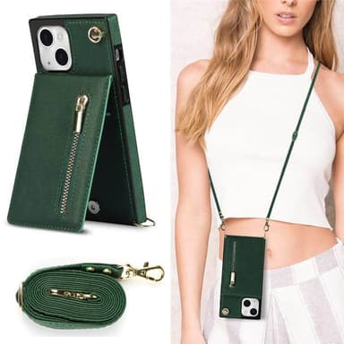 Zipper kaulakorukuori iPhone 16 Pro Max - Punainen
