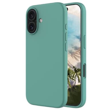 Liquid silikonisuoja iPhone 16 Plus - Pine Green