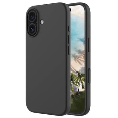 Liquid silikonisuoja iPhone 16 Plus - Onyx Black