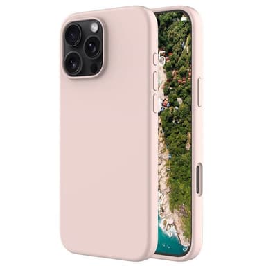 Liquid silikonisuoja iPhone 16 Pro Max - Pink Sand