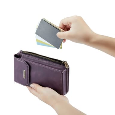 Universal matkapuhelinlaukku CaseMe ME40 - Misty Purple