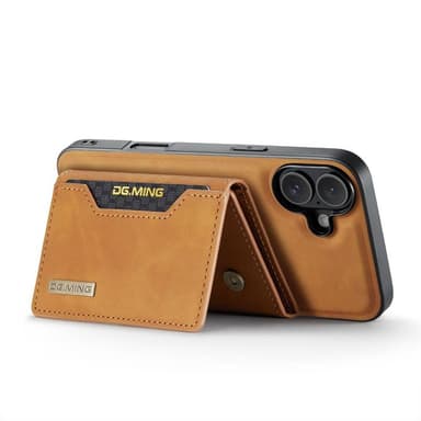 DG-Ming M2 kuori iPhone 16 Plus - Ruskea
