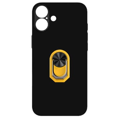 TPU sormuskotelo iPhone 16 Plus - Keltainen