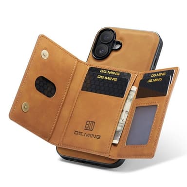 DG-Ming M2 kuori iPhone 16 Plus - Ruskea