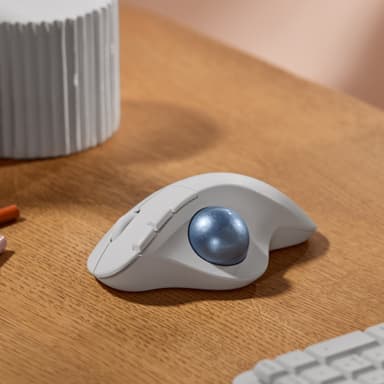 Logitech Ergo M575S langaton pallohiiri (valkoinen)