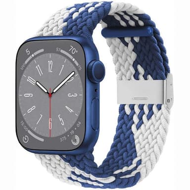 Punottu Kellon ranneke Watch Series 10 (46mm) - Bluewhite