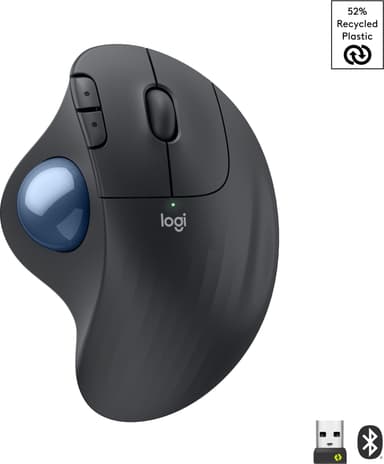 Logitech Ergo M575S langaton pallohiiri (grafiitti)
