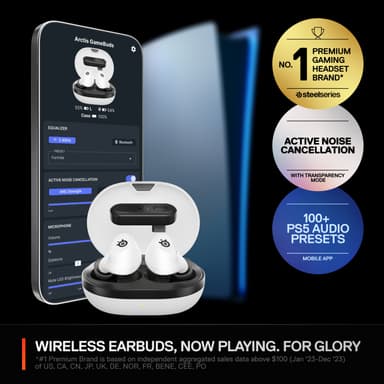 SteelSeries Arctis GameBuds kuulokkeet (valkoinen)