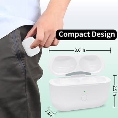 AirPods Pro / Pro 2 Korvaava Latauskotelo Sisäänrakennettu 680mAh Akulla