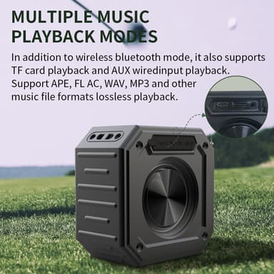 Magneettinen Bluetooth-kaiutin Golf Cart vedenpitävä subwoofer-mikrofoni