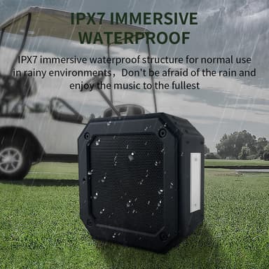 Magneettinen Bluetooth-kaiutin Golf Cart vedenpitävä subwoofer-mikrofoni