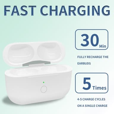 AirPods Pro / Pro 2 Korvaava Latauskotelo Sisäänrakennettu 680mAh Akulla