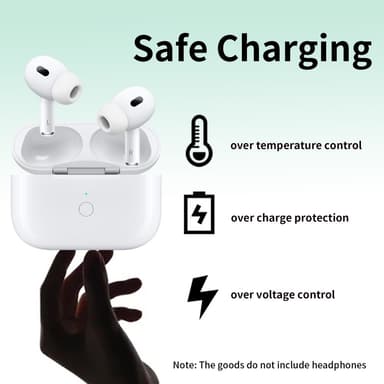 AirPods Pro / Pro 2 Korvaava Latauskotelo Sisäänrakennettu 680mAh Akulla