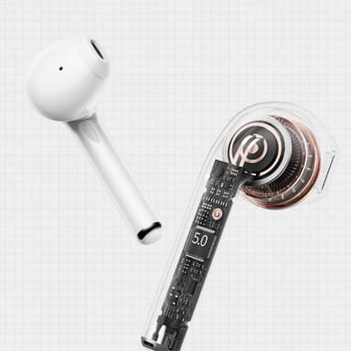 LENOVO Thinkplus LP2 Headset Langattomat kuulokkeet Bluetooth - valkoinen