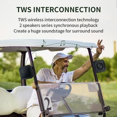 Magneettinen Bluetooth-kaiutin Golf Cart vedenpitävä subwoofer-mikrofoni