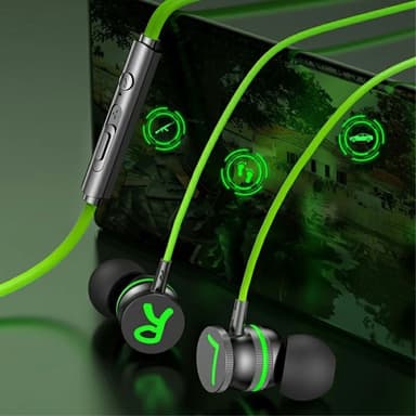 USB-C-kuulokkeet magneettisilla in-ear -pelikuulokkeilla - Musta