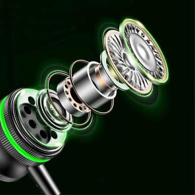 USB-C-kuulokkeet magneettisilla in-ear -pelikuulokkeilla - Musta