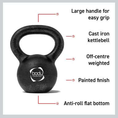 Body Revolution valurautaiset kahvakuulat 28kg
