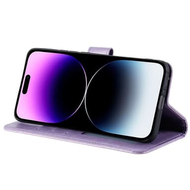 SKALO iPhone 16 Pro Max Mandala lompakkokotelo - Violetti