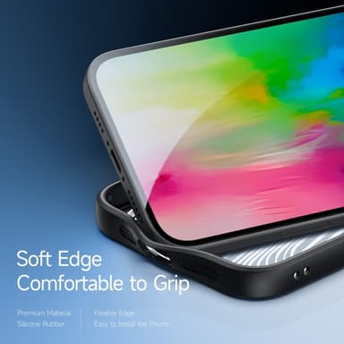 DUX DUCIS iPhone 16 Aimo Series Magnetic Ring Suojakuori - Musta