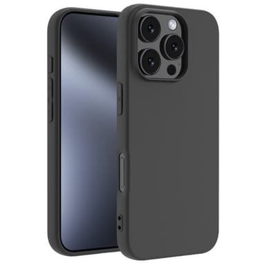SKALO iPhone 16 Pro Max Mattamusta erittäin ohut TPU-suojakuori