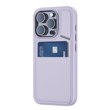 DUX DUCIS iPhone 16 Pro Rafi II Series Suojakuori jossa on Korttipidike - Violetti