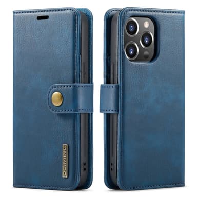 DG MING iPhone 16 Pro Max 2-in-1 magneetti lompakkokotelo - Sininen