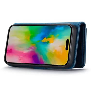 DG MING iPhone 16 Pro Max 2-in-1 magneetti lompakkokotelo - Sininen