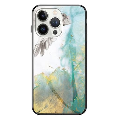SKALO iPhone 16 Pro Marmori karkaistu lasi TPU-suojakuori - #3