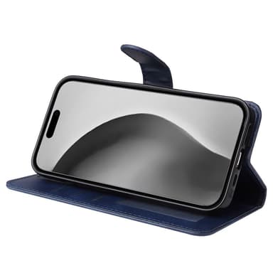 SKALO iPhone 16 Pro Max PU-nahkainen Lompakkokotelo - Sininen