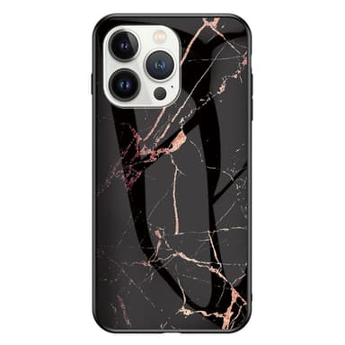 SKALO iPhone 16 Pro Max Marmori karkaistu lasi TPU-suojakuori - #4