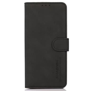 SKALO iPhone 16 KHAZNEH Lompakkokotelo PU-nahasta - Musta