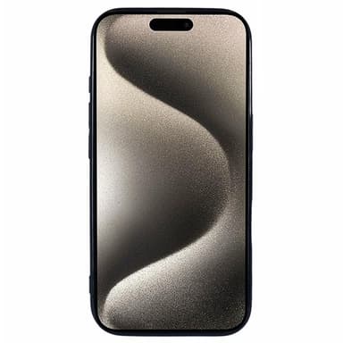 SKALO iPhone 16 Pro Max Carbon Fiber TPU-suojakuori - Musta