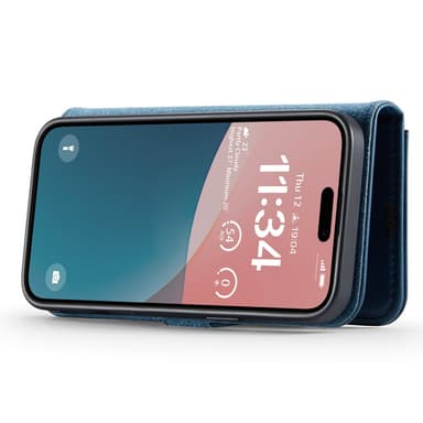 DG MING iPhone 16 2-in-1 magneetti lompakkokotelo - Sininen