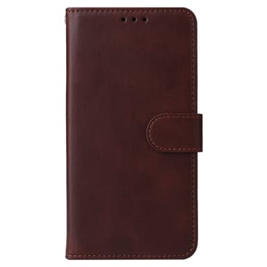SKALO iPhone 16 Plus PU-nahkainen Lompakkokotelo - Ruskea
