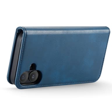 DG MING iPhone 16 2-in-1 magneetti lompakkokotelo - Sininen