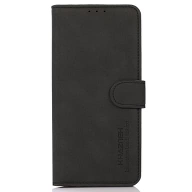 SKALO iPhone 16 Pro Max KHAZNEH Lompakkokotelo PU-nahasta - Musta