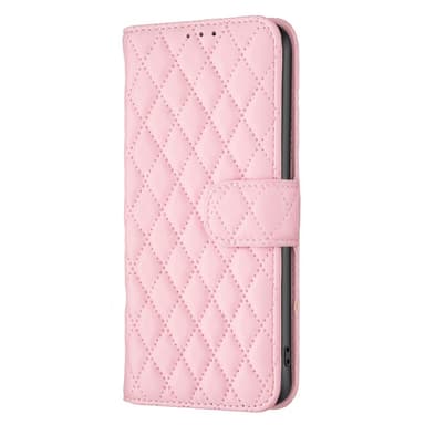 SKALO iPhone 16 Plus BINFEN COLOR Tikattu Lompakko - Pinkki
