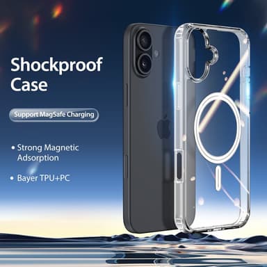 DUX DUCIS iPhone 16 Plus Clin Series Suojakuori - Läpinäkyvä
