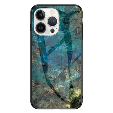 SKALO iPhone 16 Pro Marmori karkaistu lasi TPU-suojakuori - #1