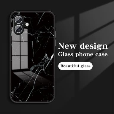 SKALO iPhone 16 Plus Marmori karkaistu lasi TPU-suojakuori - #2