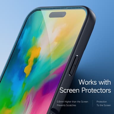 DUX DUCIS iPhone 16 Pro Aimo Series Metallisella Jalustalla Suojakuori - Musta